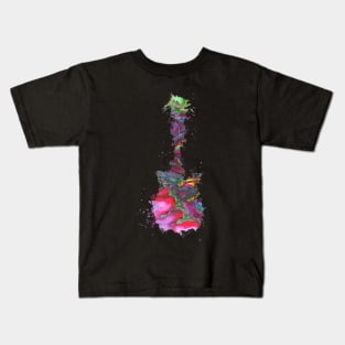 Electric music guitar #guitar Kids T-Shirt